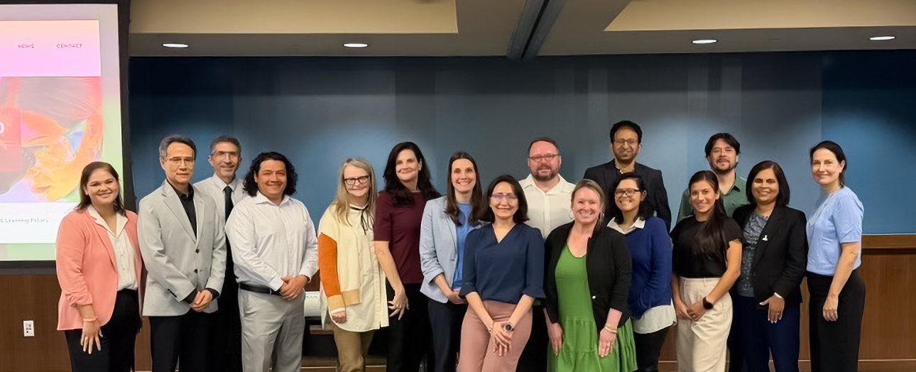 HSRU postdoctoral fellows with UT San Antonio leadership