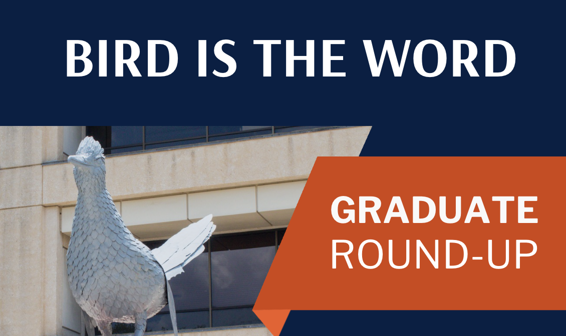 bird is the word, graduate round-up newsletter